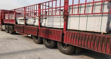 绍兴 白麻荔枝面外墙干挂，工厂装车日常