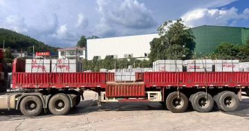 绍兴 芝麻灰花岗岩地铺石出货日常