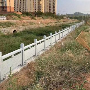 绍兴 白麻河道栏杆效果展示图