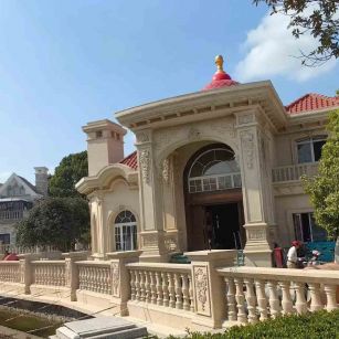 绍兴 黄金麻花岗岩欧式别墅