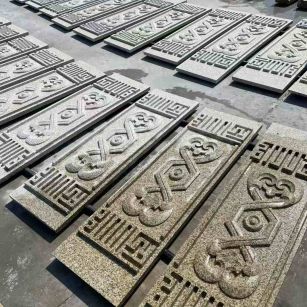 绍兴 黄金麻花岗岩外墙雕刻板