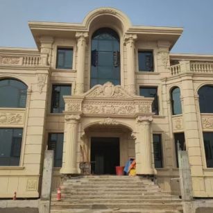 绍兴 黄金麻花岗岩别墅外墙干挂