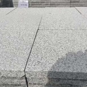 绍兴 白麻花岗岩石材推荐 荔枝面地铺石