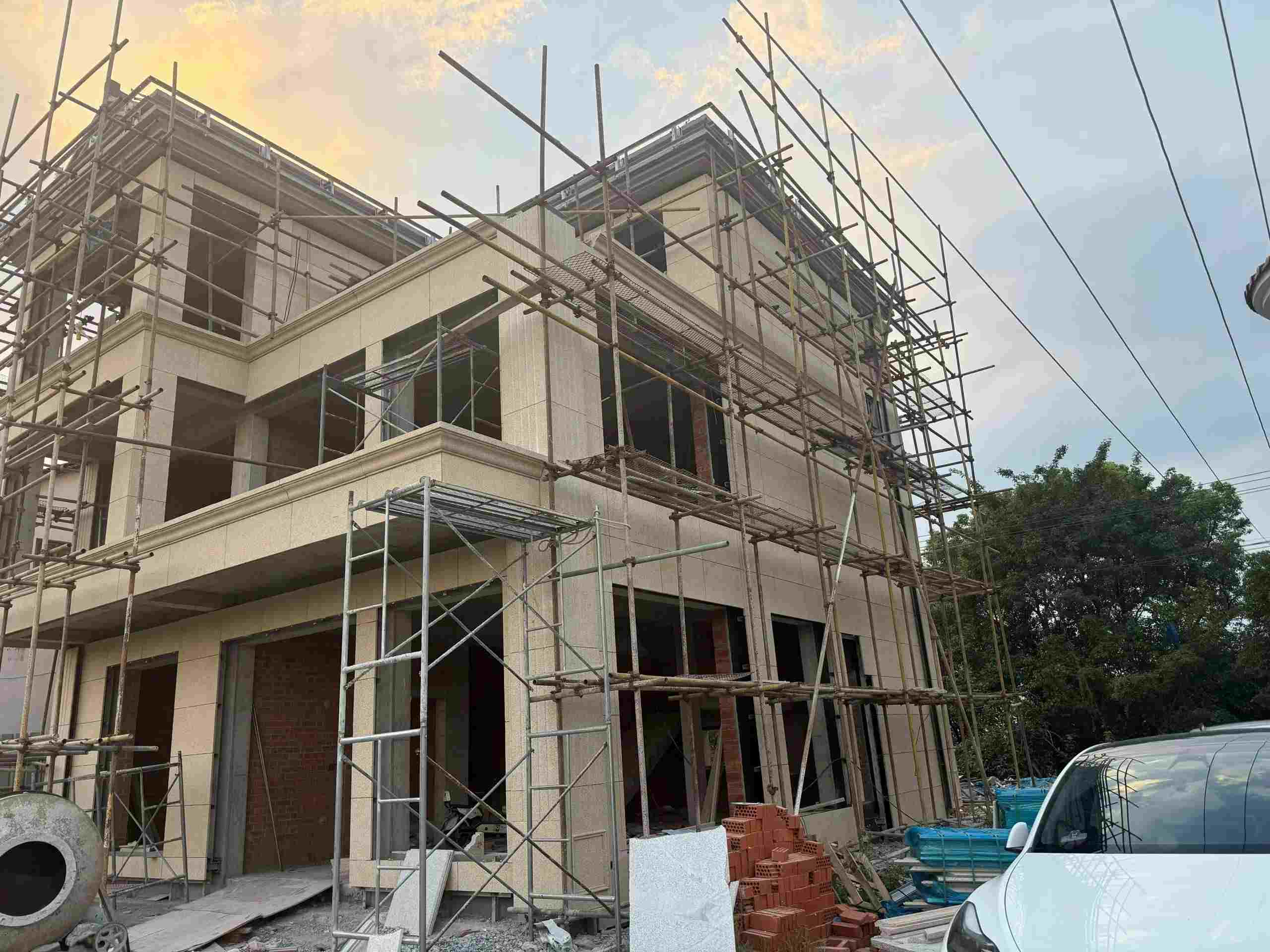 绍兴 黄金麻荔枝面花岗岩外墙干挂