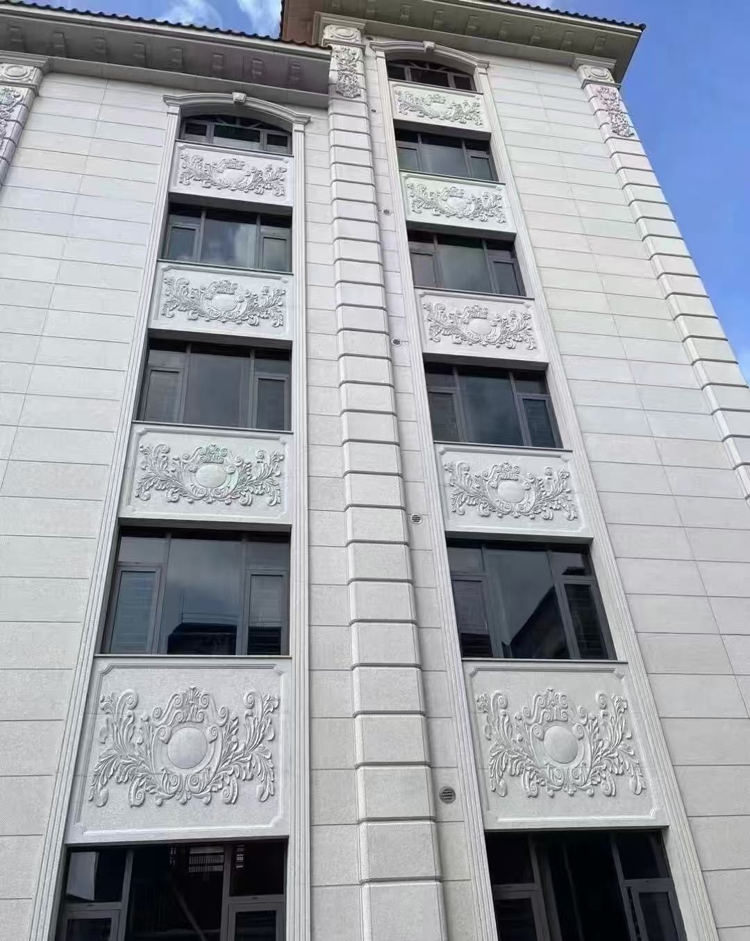 绍兴 白麻荔枝面花岗岩别墅外墙干挂