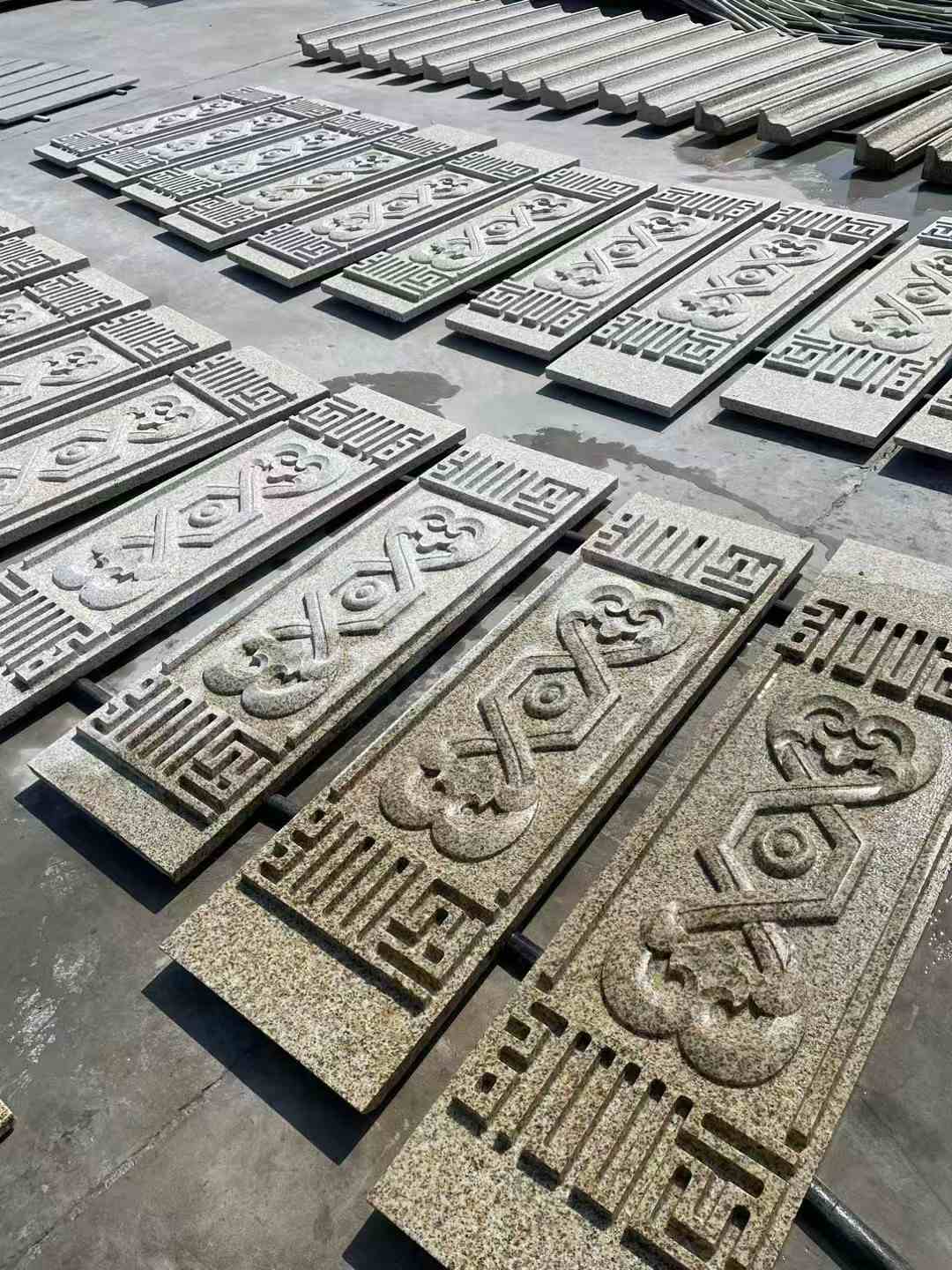 绍兴 黄金麻花岗岩外墙雕刻板