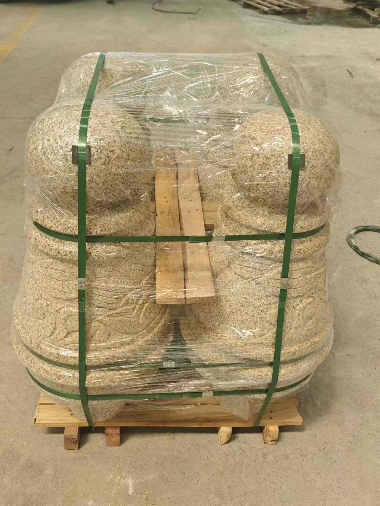 绍兴 黄金麻异形定制雕花——棒棒糖挡车柱