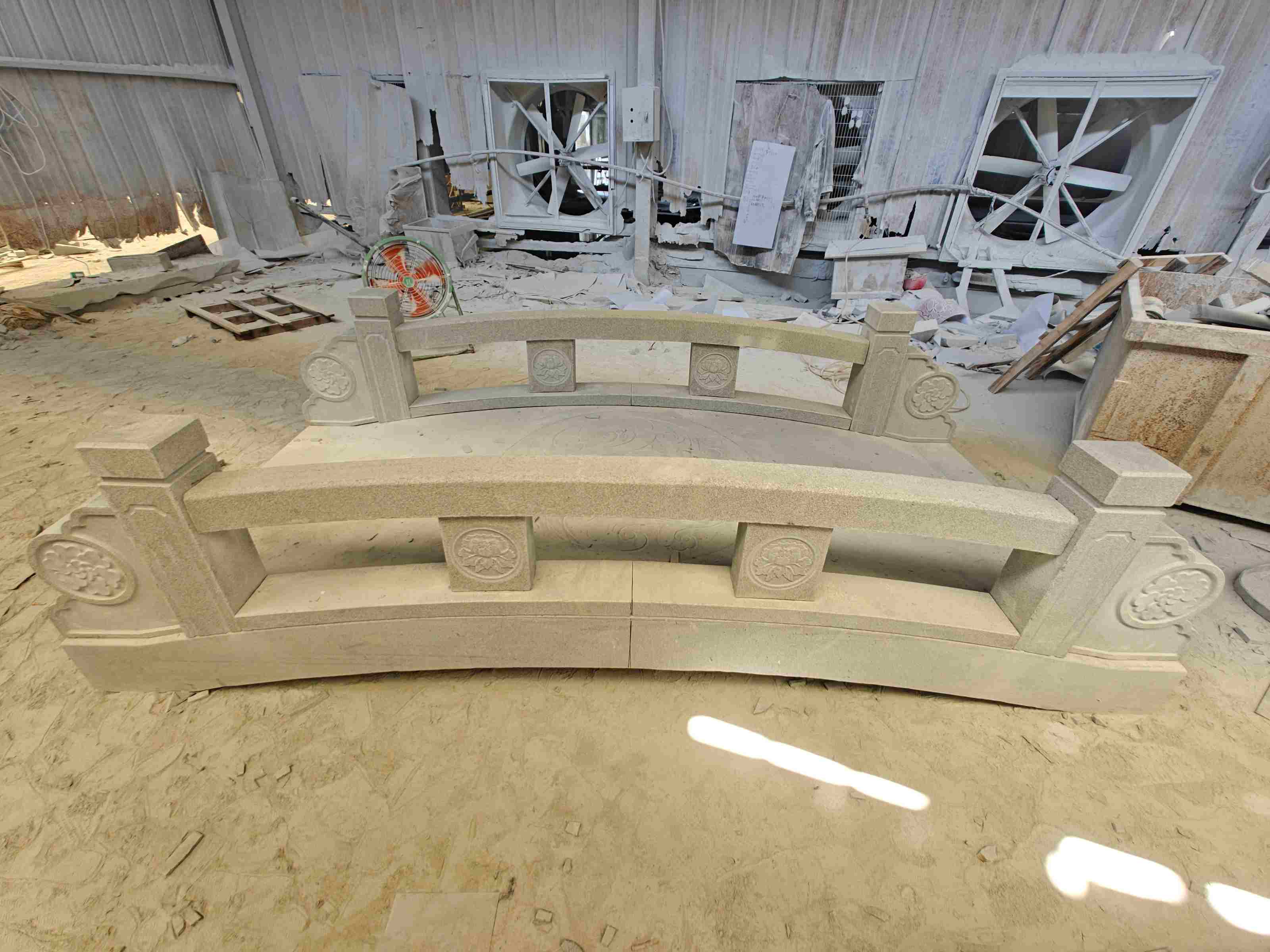 绍兴 芝麻灰花岗岩异形加工-拱桥，石桥