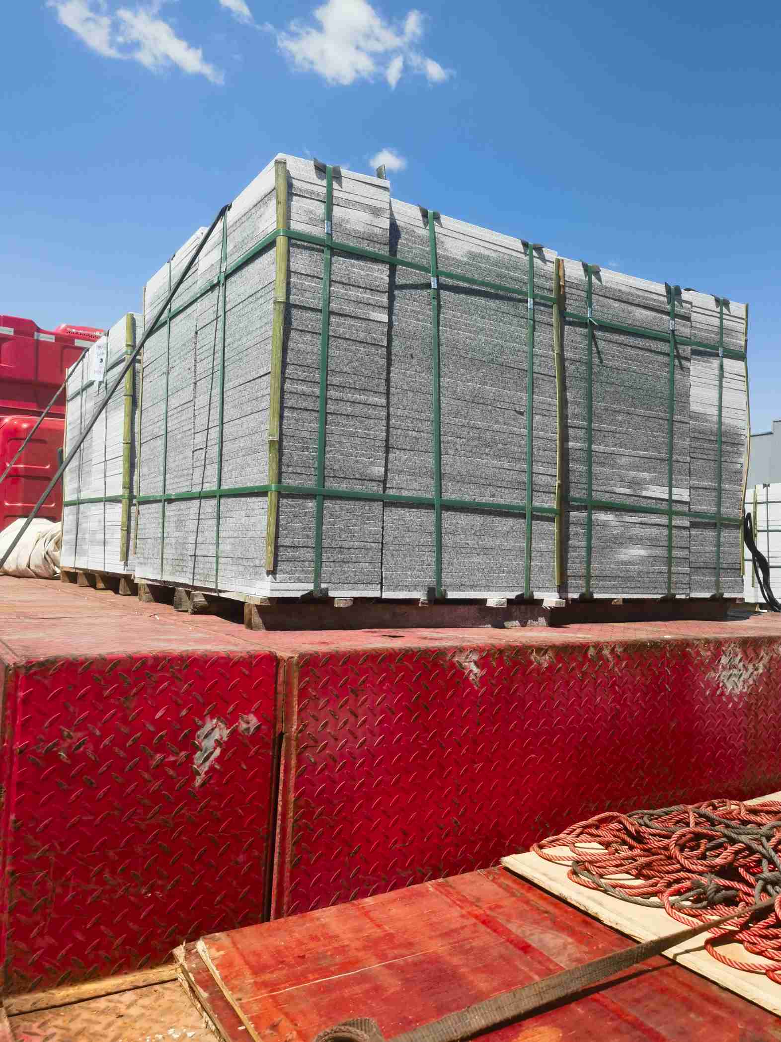 绍兴 芝麻白火烧规格板地铺石300*600/600*600