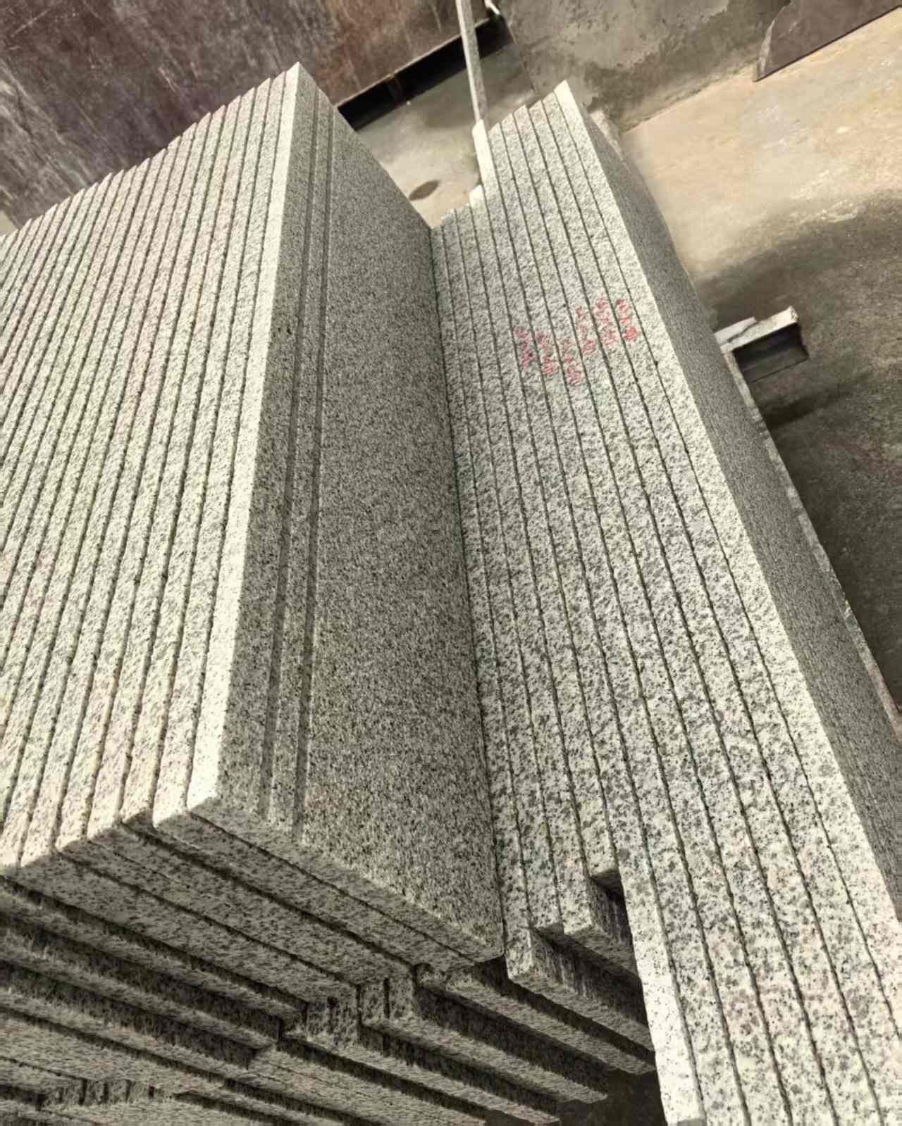 绍兴 白麻荔枝面花岗岩楼梯踏步