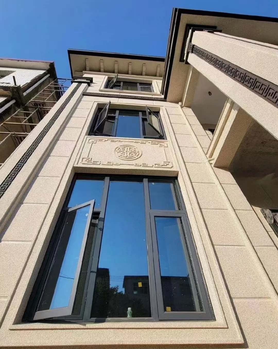 绍兴 黄金麻荔枝面别墅外墙干挂效果展示