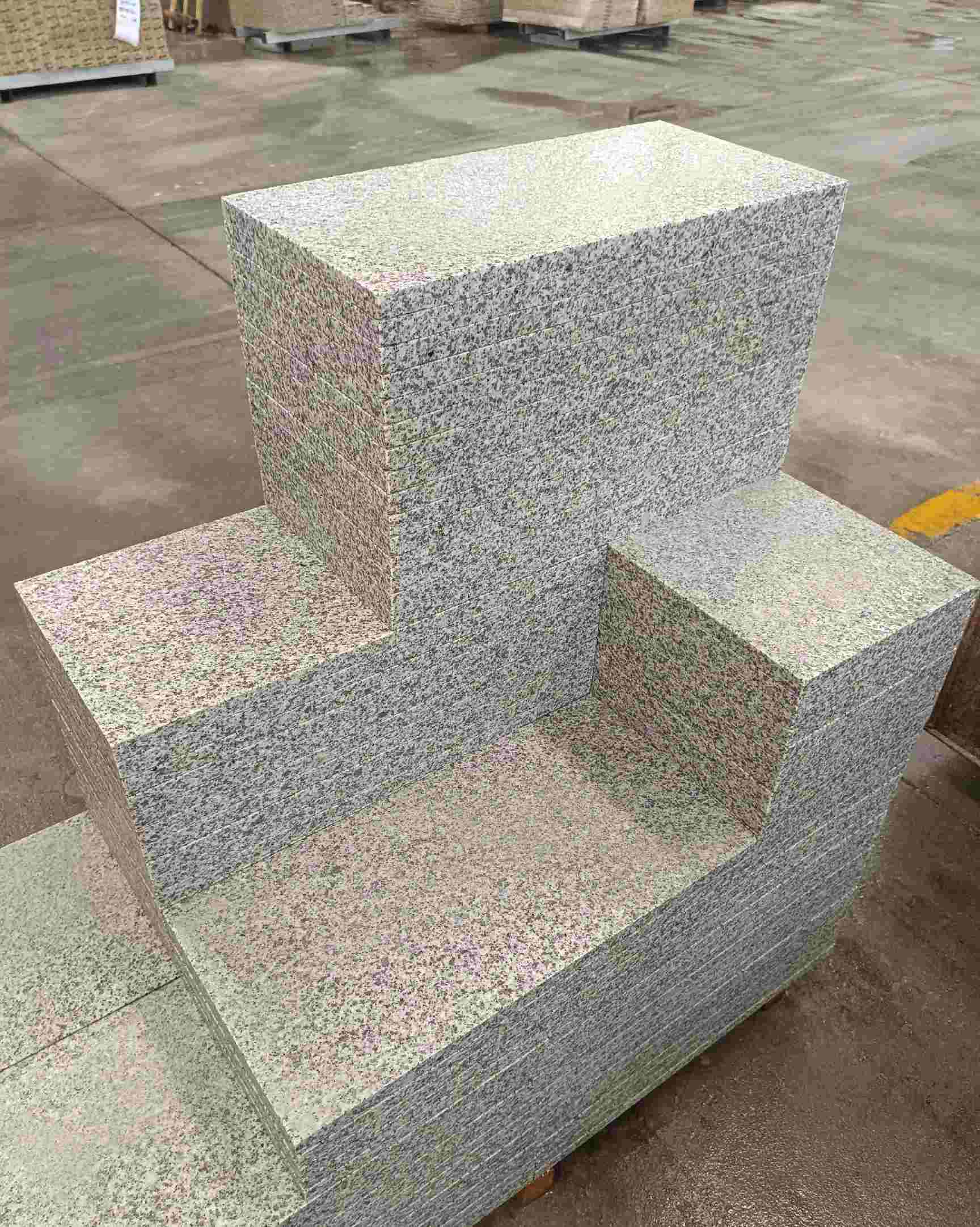 绍兴 白麻花岗岩荔枝面地铺石